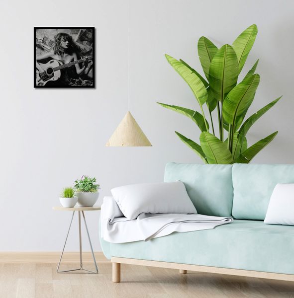 Plakat 40x40cm Młoda Gitarzystka zdjęcie 4
