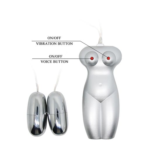 Baile - Masturbator Toy, Tpr, Double Vibrating Egg With Voice, Tighten na Arena.pl