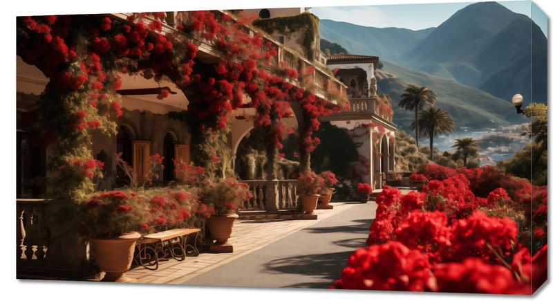 Obraz 90x50cm Czerwona Idylla zdjęcie 1