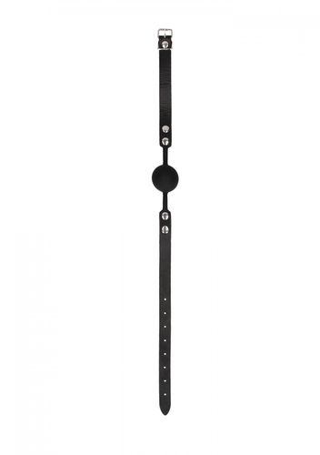silicone ball gag   with adjustable bonded leather straps na Arena.pl