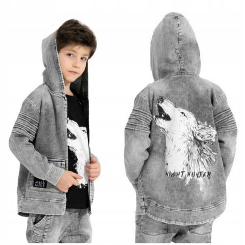 MashMNIE bluza ABSTRACT WOLF 92 98 BLACK na Arena.pl