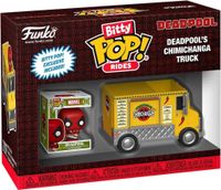 zestaw funko bitty pop! rides deadpool deadpool with chimichanga truck