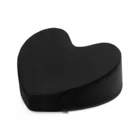bedroom fantasies heart poduszka pozycjonująca czarna dekoracyjna