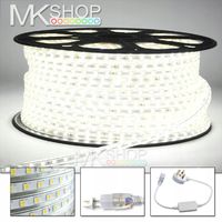 TAŚMA LED DIODA 5050 1 METR 230V ZIMNA IP68 WWA