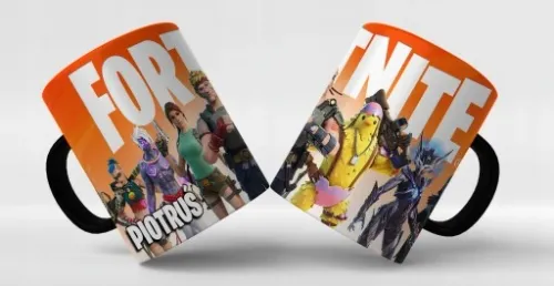 ZESTAW KUBEK + PODKŁADKA - FORTNITE GRA + IMIĘ na Arena.pl