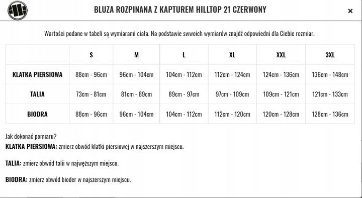 BLUZA ROZPINANA Z KAPTUREM PIT BULL HILLTOP 21 M zdjęcie 6