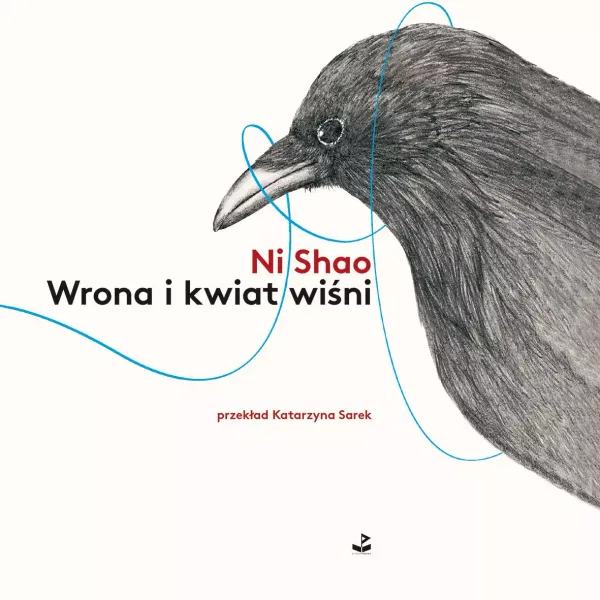Wrona i kwiat wiśni zdjęcie 1