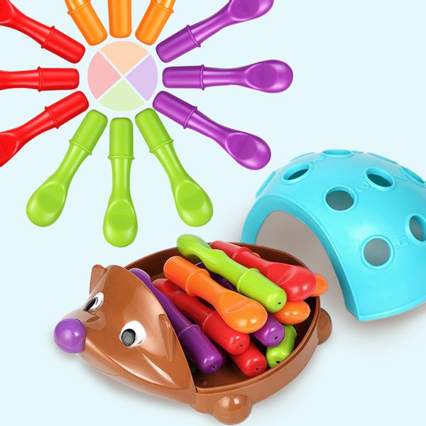 Sorter Jeżyk Układanka Edukacyjna Jeż Montessori Gra Liczby zdjęcie 14