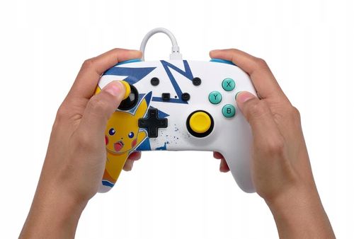 Gamepad PowerA Enhanced Pikachu High Voltage do Nintendo Switch Przewodowy na Arena.pl