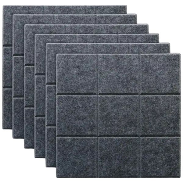 Panele Ścienne Filcowe 3D Kwadrat Zagłówek Samoprzylepne Akustyczne Soft zdjęcie 12