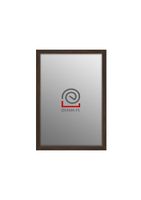 Lustro prostokątne z serii HIT Erama 40 x 60 cm w ramie brązowej 1szt.