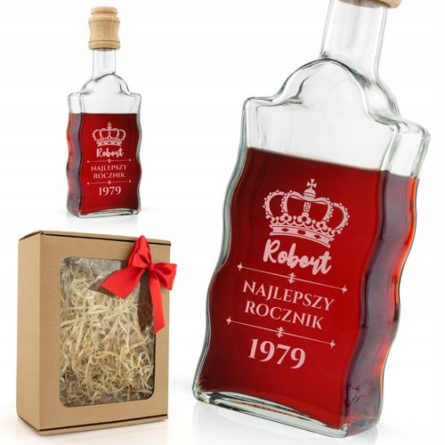 KARAFKA z GRAWEREM W PUDEŁKU  PREZENT na URODZINY DLA NIEGO 18-99 na Arena.pl