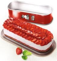 Forma ROZKŁADANA do ciasta 30x11 DeliBake KEKSÓWKA