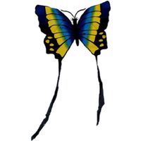 LATAWIEC MOTYL 88x78CM NIEBIESKO ŻÓŁTY ENERO TOYS