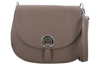 Duża torebka listonoszka ze skóry - Beżowa ciemna