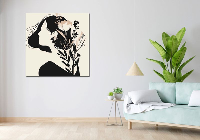 Obraz 100x100cm Szept w Głębi zdjęcie 2