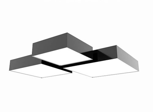 Lampa sufitowa SL.0920 kwadratowy plafon czarny na Arena.pl