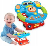 INTERAKTYWNA Kierownica MUZYCZNA Samochodowa LED Auto ZABAWKA INTERAKTYWNA