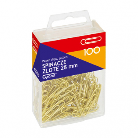 SPINACZE ZŁOTE 28MM 100 GRAND zdjęcie 1