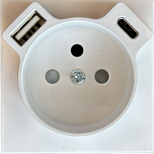 Efapel Logus90 element centralny do gniazda podw.usb typ a/c lodowy 90650 TGE na Arena.pl