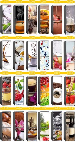 NAKLEJKA na wymiar NAKLEJKI NA LODÓWKĘ kuchenne na Arena.pl