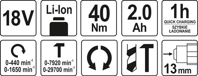 WIERTARKO-WKRĘTARKA Z UDAREM 18V zdjęcie 3