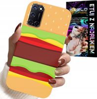 ETUI DO OPPO A52 - CASE BURGER CHEESEBURGER OBUDOWA PREZENT