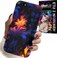 ETUI DO HUAWEI Y7 2018 - ABSTRAKCYJNE KOLOROWE WZORY + FOLIA