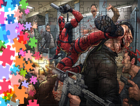 Puzzle tradycyjne Deadpool - Marvel