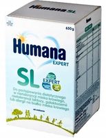 Mleko HUMANA SL dla dzieci uczulonych na mleko krowie i laktozę 650 g