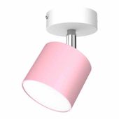 KINKIET DIXIE PINK/WHITE 1XGX53