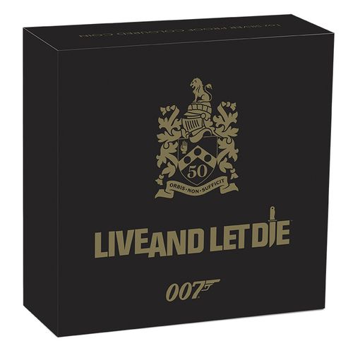 Tuvalu: James Bond - Live And Let Die kolorowany 1 uncja Srebra 2023 Proof na Arena.pl