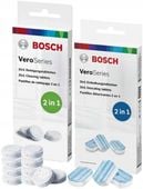 Zestaw Bosch Tabletki odkamieniające TCZ8002A+Tabletki czyszczące TCZ8001A