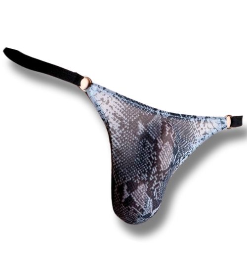 Wężowe stringi męskie S-L zdjęcie 2