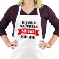FARTUCH KUCHENNY NADRUK PREZENT NA URODZINY IMIĘ