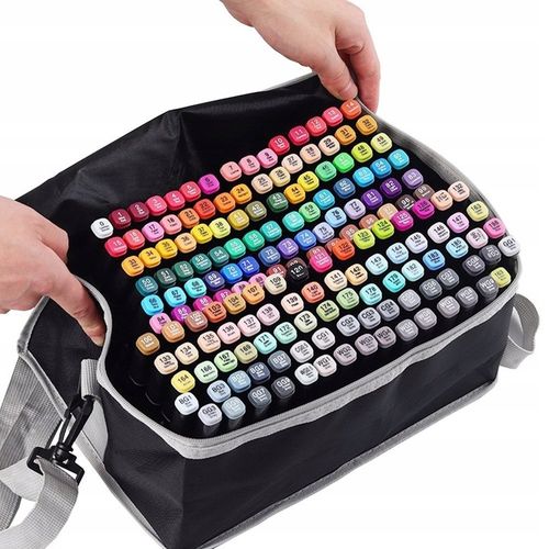 Dwustronne MARKERY PISAKI alkoholowe 168pcs (C024) na Arena.pl