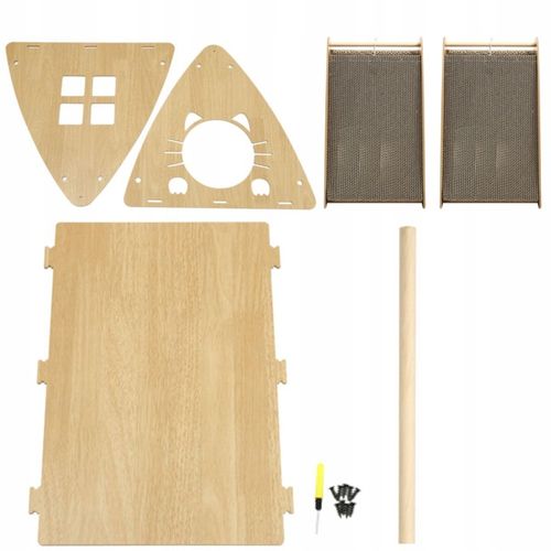 Petstore DRAPAK DLA KOTA Drewniany domek Budka Karton Legowisko na Arena.pl