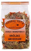 Zdrowy przysmak dla dla królika i gryzoni Herbal Pets Zioła, warzywa II 50g