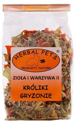 Herbal Pets Zioła I Warzywa Ii Dla Królika I Gryzoni 50G na Arena.pl
