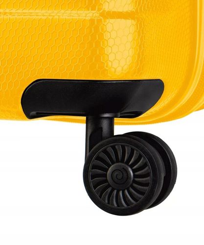 Walizka Średnia Podróżna Na Kółkach Policarbon PUCCINI Żółta PC029B 6C na Arena.pl