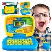 Interaktywny komputerek laptop gry dla dzieci edukacyjny + myszka komputer