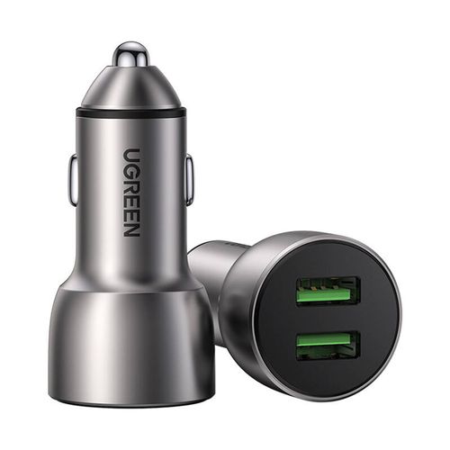 ładowarka samochodowa ugreen cd213 qc 3.0, 2xusb, 36w (szara) na Arena.pl
