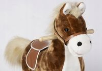 Koń na biegunach interaktywny konik bujany dziecięcy