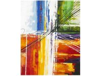 40X50CM TĘCZOWA ABSTRAKCJA OBRAZ