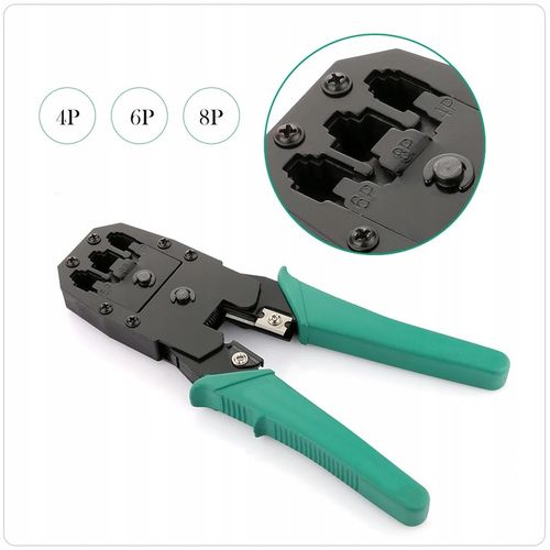 ZESTAW TESTER KABLI NS-468 ZACISKARKA ŚCIĄGACZ IZOLACJI 100 WTYK RJ45 ETUI na Arena.pl