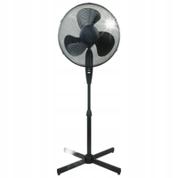 WENTYLATOR WIATRAK STOJĄCY PODŁOGOWY KLAUSBERG CZARNY Ø 40 cm 50 W