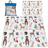 DUŻA MATA PIANKOWA TERMICZNA ANTYPOŚLIZGOWA DYWAN NICEKIDS 802 + TORBA