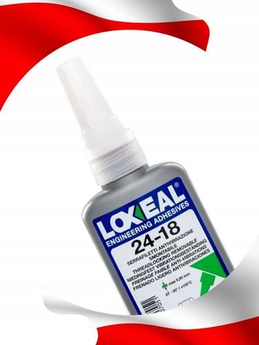 KLEJ DO GWINTÓW ŚRUB NAKRĘTEK LOXEAL 24-18 ŁATWO DEMONTOWALNY 50 ml na Arena.pl