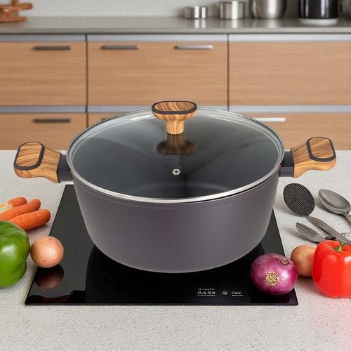 garnek multiclad 28cm z pokrywą bergner bg-56038 charcoal na Arena.pl