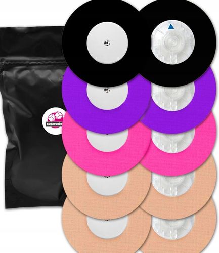 Plastry na Sensor Freestyle Libre 2 z Otworem Przylepce MIX kolorów 10 na Arena.pl